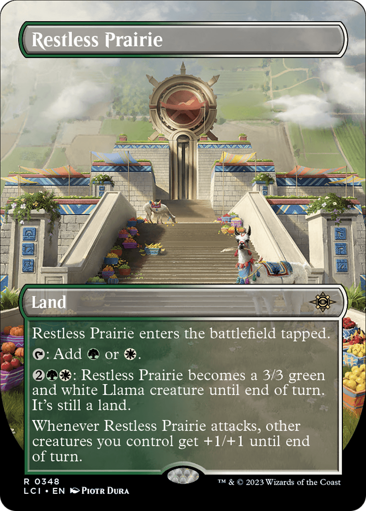 Restless Prairie (LCI-348) - The Lost Caverns of Ixalan (Borderless) Foil