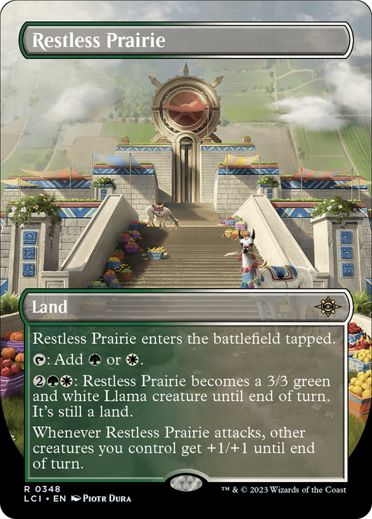 Restless Prairie (LCI-348) - The Lost Caverns of Ixalan (Borderless) Foil
