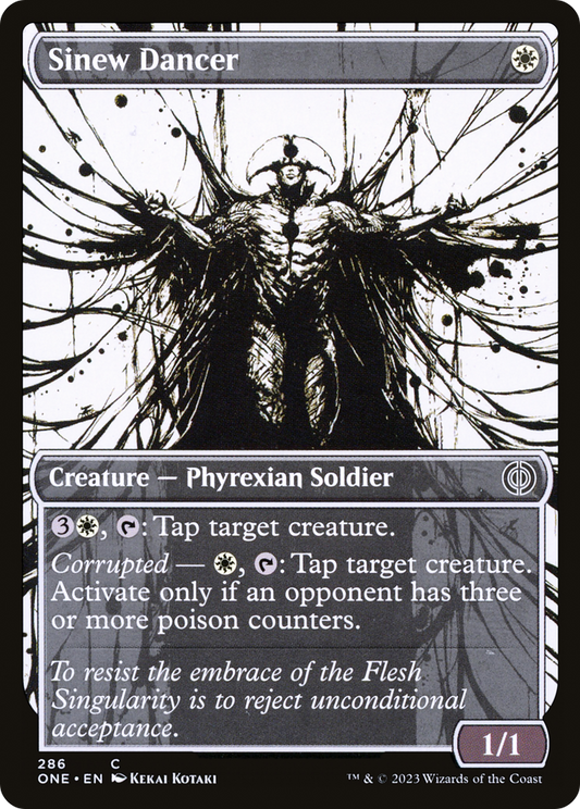 Sinew Dancer (ONE-286) - Phyrexia: All Will Be One: (Showcase) Foil