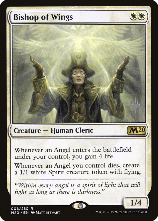 Bishop of Wings (PPM20-008) - Core Set 2020 Promos Foil