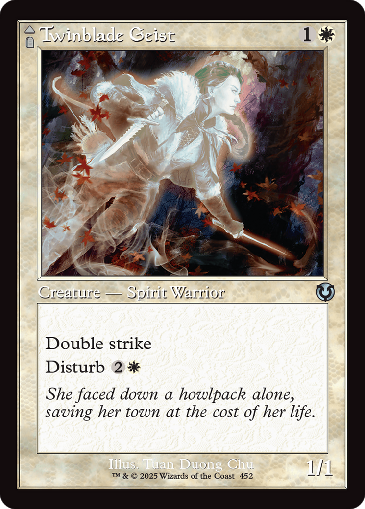 Twinblade Geist (Retro Frame) (INR-452) - Innistrad Remastered Foil