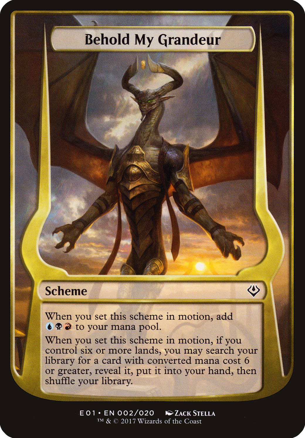 Behold My Grandeur [Archenemy: Nicol Bolas Schemes]