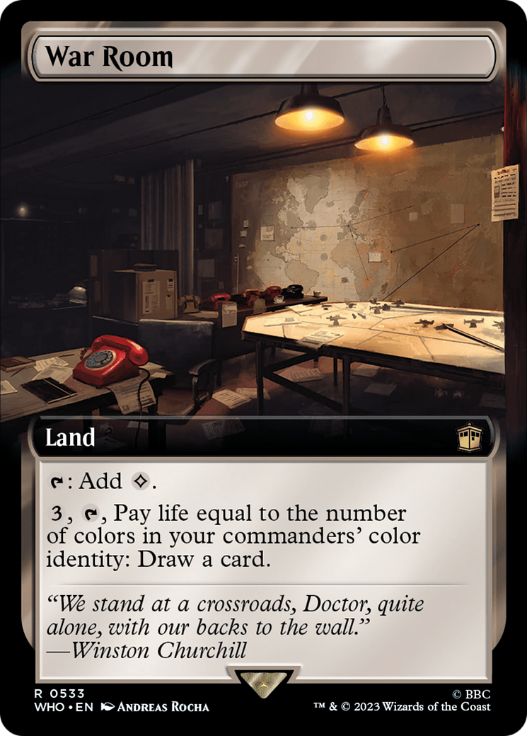 War Room (WHO-533) - Doctor Who: (Extended Art) Foil