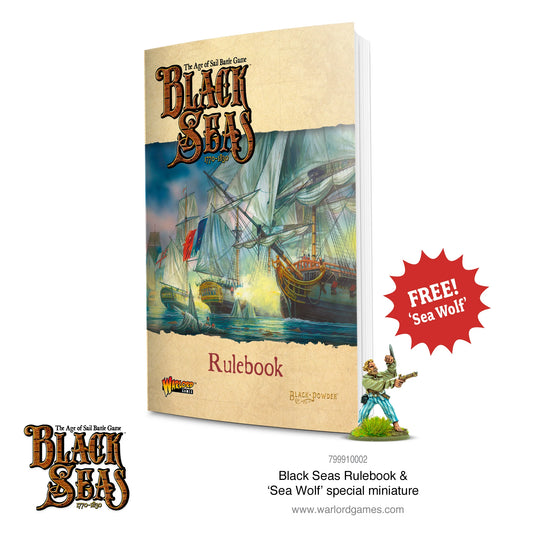 Black Seas: The Age of Sails Battle Game - Rulebook (+ Promo Miniature)