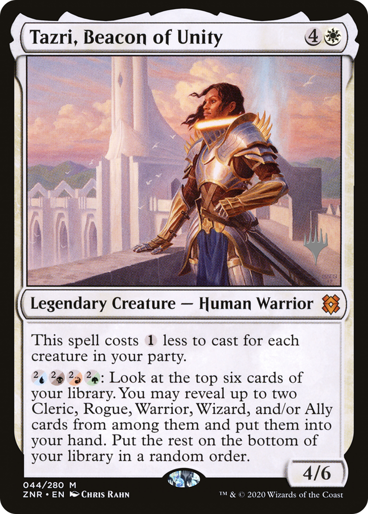 Tazri, Beacon of Unity (PPZNR-044) - Zendikar Rising Promos Foil