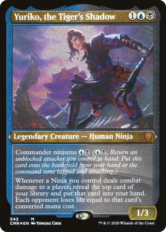 Yuriko, the Tiger's Shadow (CMR-542) - Commander Legends Foil