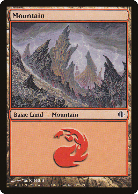 Mountain (ALA-242) - Shards of Alara Foil