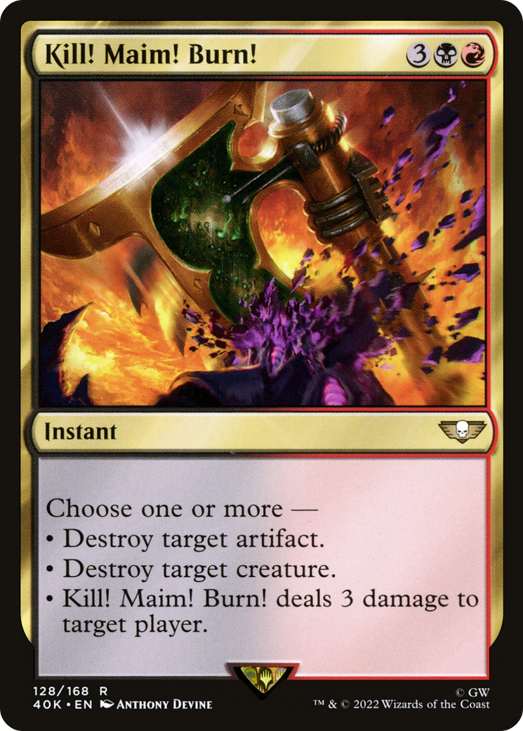 Kill! Maim! Burn! [Universes Beyond: Warhammer 40,000]