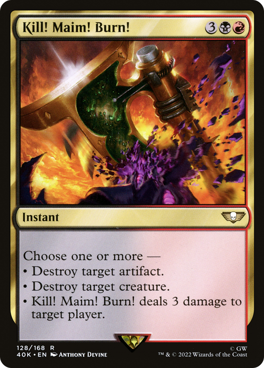 Kill! Maim! Burn! [Universes Beyond: Warhammer 40,000]