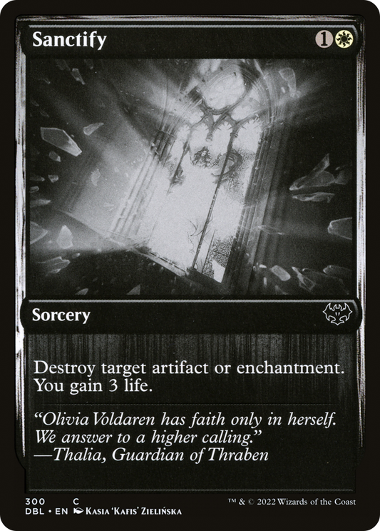 Sanctify (DBL-300) - Innistrad: Double Feature Foil