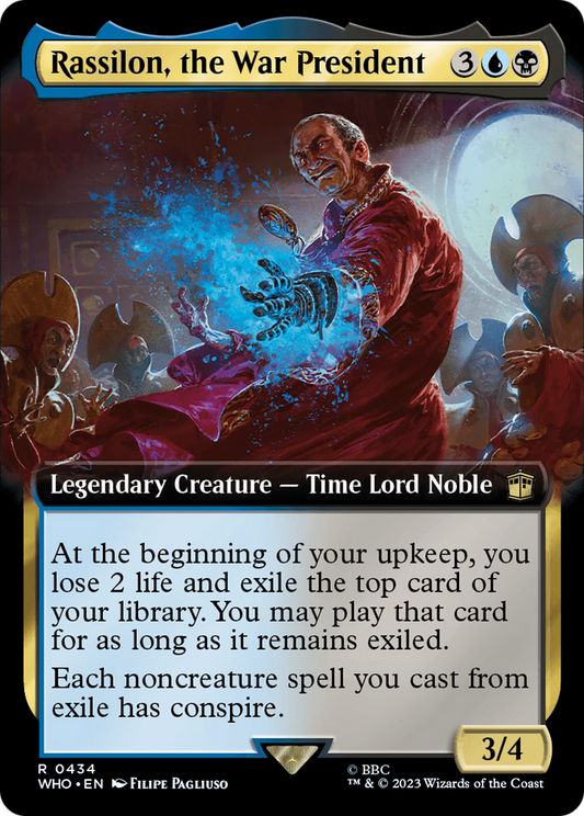 Rassilon, the War President (WHO-434) - Doctor Who: (Extended Art) Foil