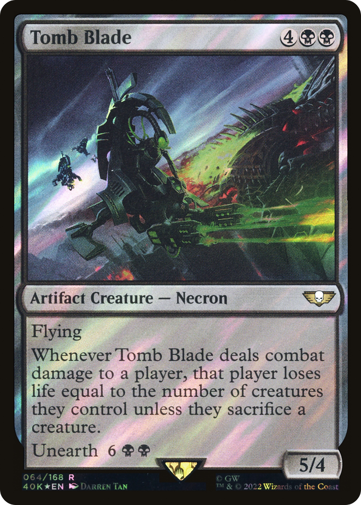 Tomb Blade (Surge Foil) [Universes Beyond: Warhammer 40,000]