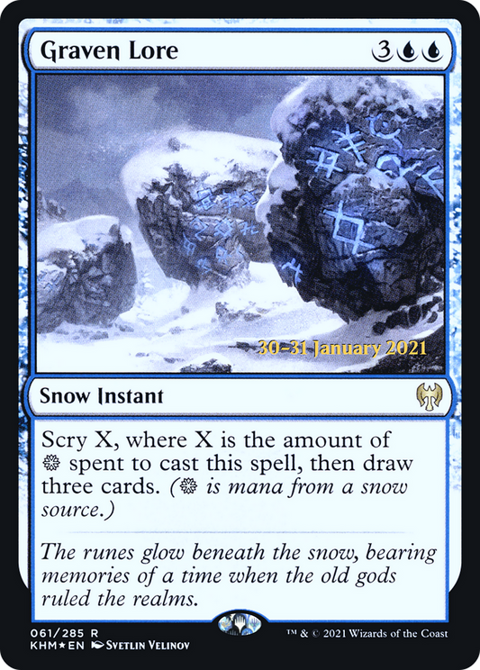 Graven Lore   [Kaldheim Prerelease Promos]