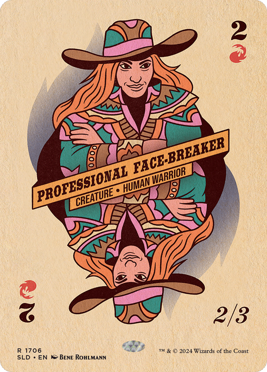 Professional Face-Breaker (SLD-1706) - Secret Lair Drop (Borderless) Foil