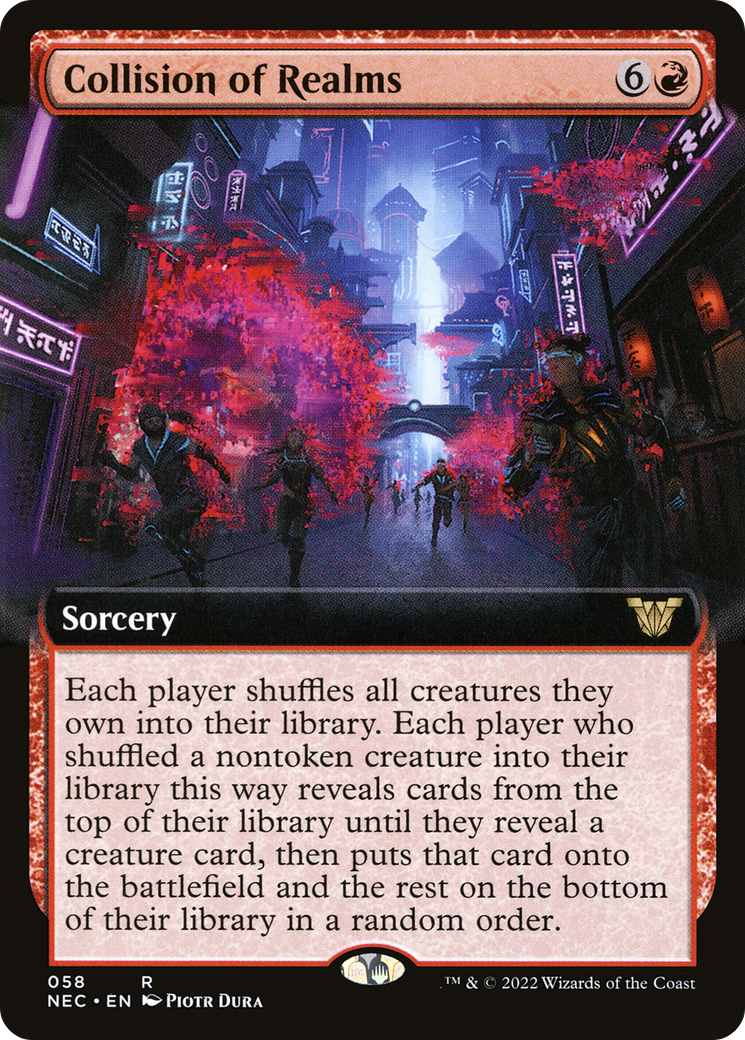 Collision of Realms (Extended) [Kamigawa: Neon Dynasty Commander]