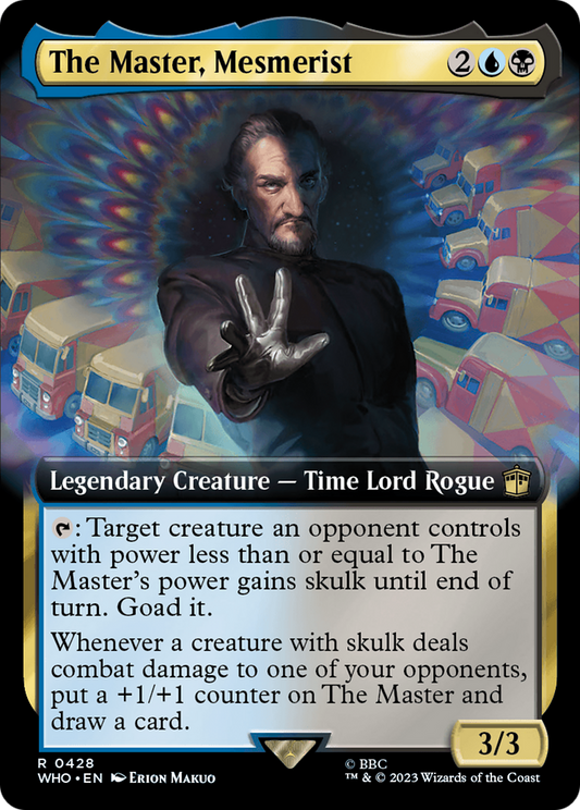 The Master, Mesmerist (WHO-428) - Doctor Who: (Extended Art) Foil