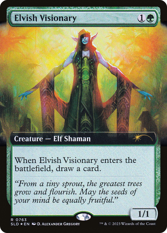 Elvish Visionary (Extended Art) [Secret Lair Drop Series]