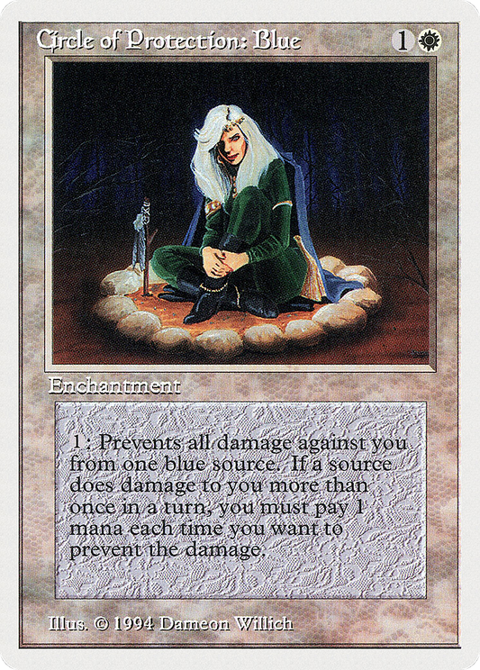 Circle of Protection: Blue [Summer Magic / Edgar]
