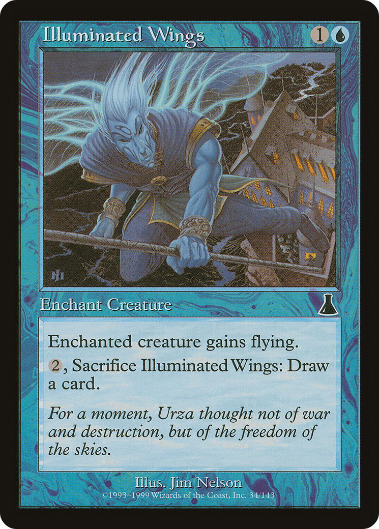 Illuminated Wings (UDS-034) - Urza's Destiny Foil