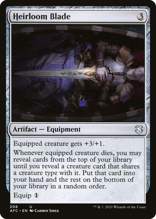 Heirloom Blade [Dungeons & Dragons: Adventures in the Forgotten Realms Commander]