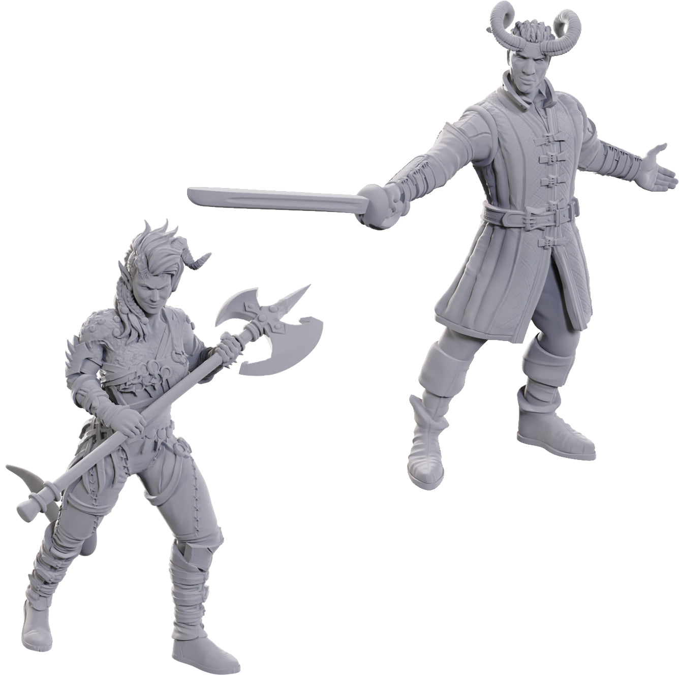 D&D Unpainted Minis - Baldur's Gate 3 - Wyll & Karlach (96367)