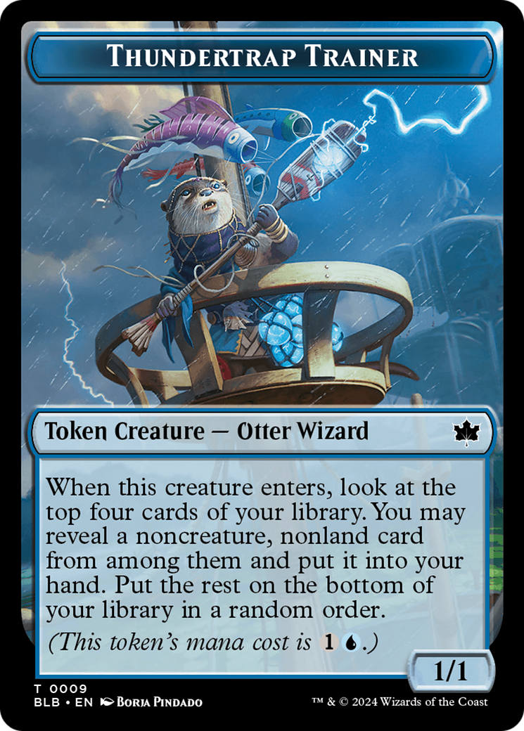 Thundertrap Trainer (BLB-009) - Bloomburrow Tokens Foil