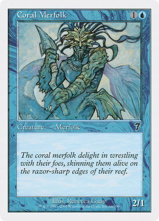 Coral Merfolk [Seventh Edition]