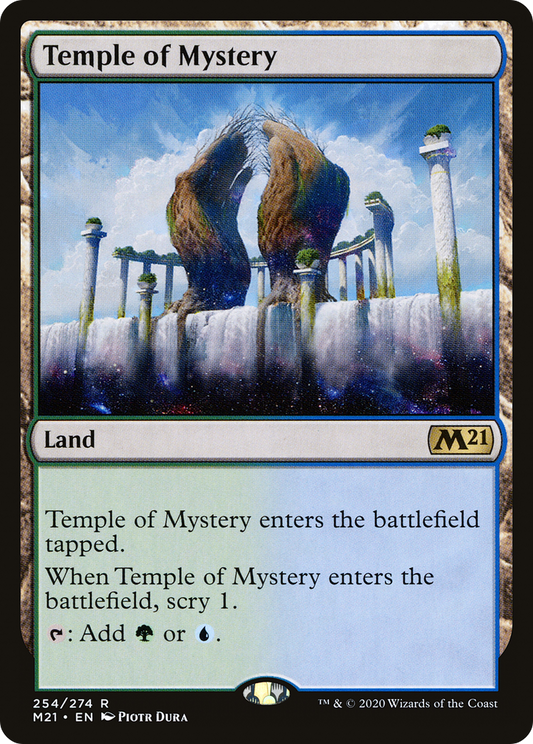 Temple of Mystery (M21-254) - Core Set 2021 Foil