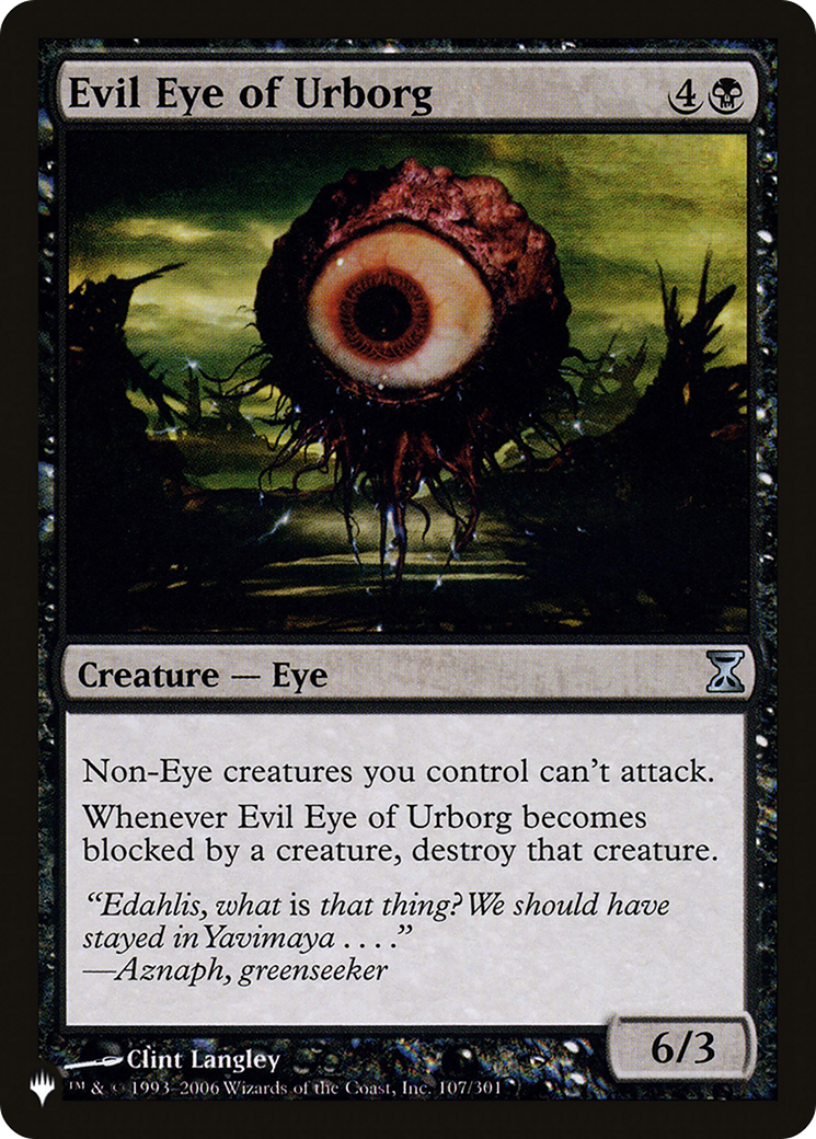 Evil Eye of Urborg [The List]