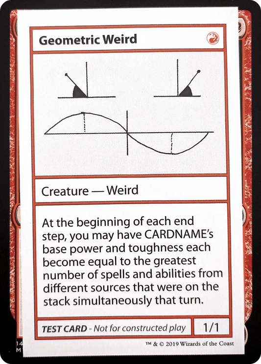 Geometric Weird (2021 Edition) [Mystery Booster Playtest Cards]