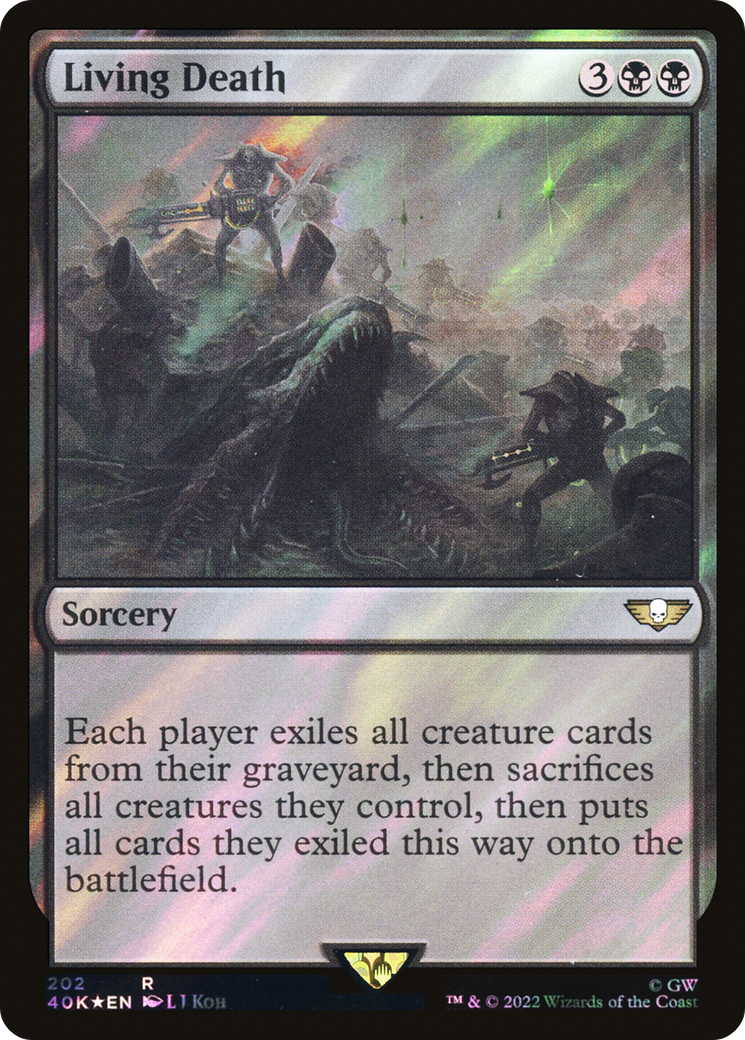Living Death (Surge Foil) [Universes Beyond: Warhammer 40,000]