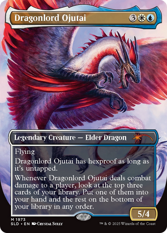 Dragonlord Ojutai // Dragonlord Ojutai (SLD-1973) - Secret Lair Drop (Borderless)