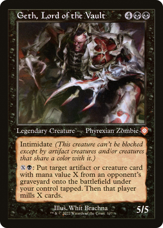 Geth, Lord of the Vault (Retro) [The Brothers' War Commander]