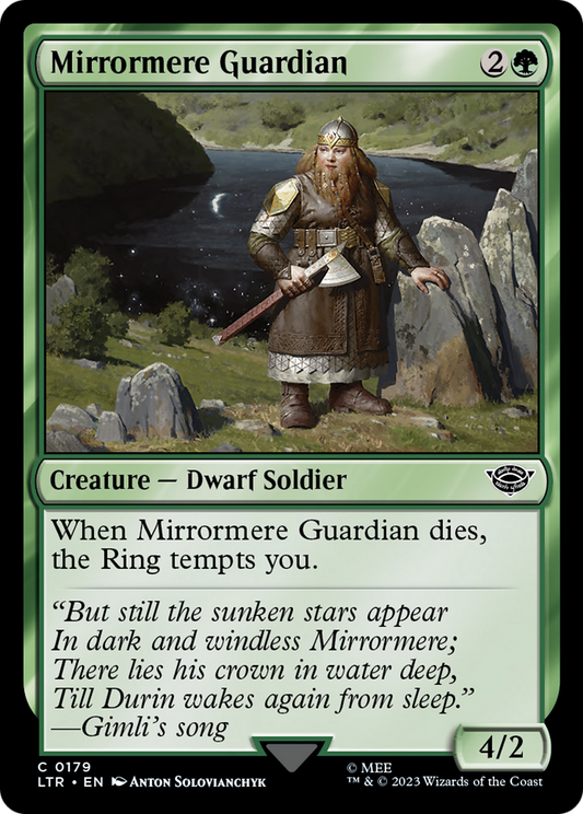 Mirrormere Guardian (LTR-179) - The Lord of the Rings: Tales of Middle-earth Foil