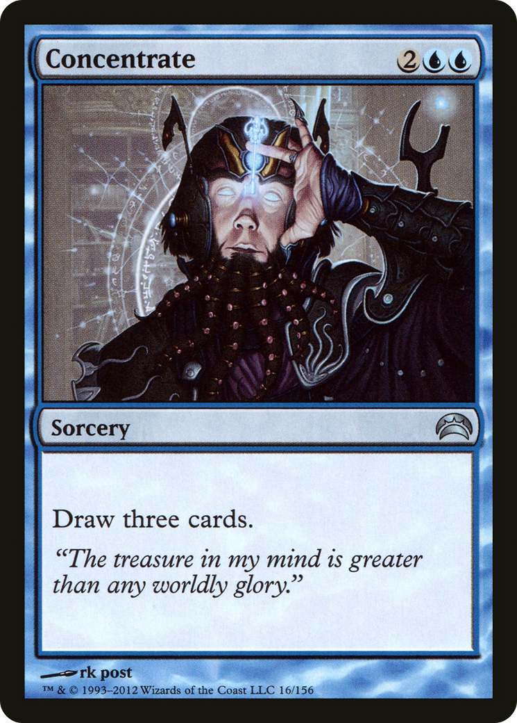 Concentrate (PC2-016) - Planechase 2012 Foil