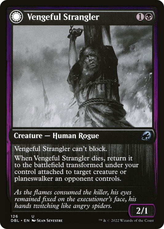 Vengeful Strangler // Strangling Grasp (DBL-126) - Innistrad: Double Feature: (Double Faced Transform) Foil
