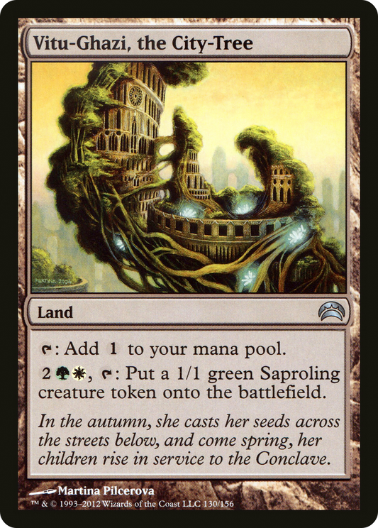Vitu-Ghazi, the City-Tree (PC2-130) - Planechase 2012 Foil