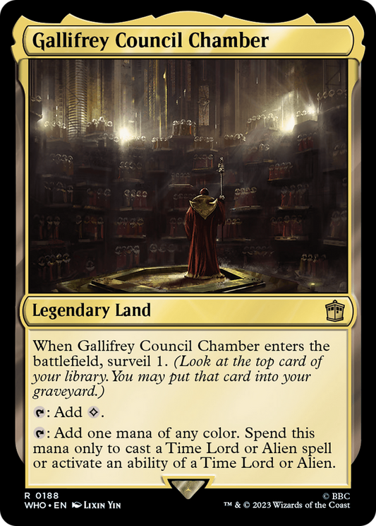 Gallifrey Council Chamber (WHO-188) - Doctor Who