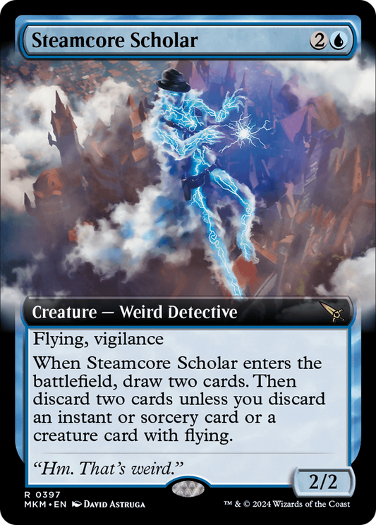 Steamcore Scholar (MKM-397) - Murders at Karlov Manor: (Extended Art)