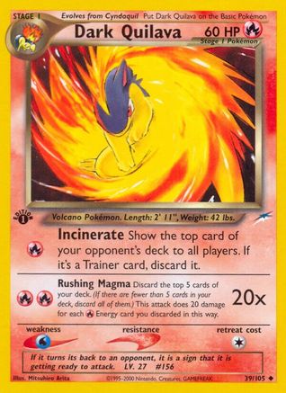 Dark Quilava (39/105) [Neo Destiny Unlimited]