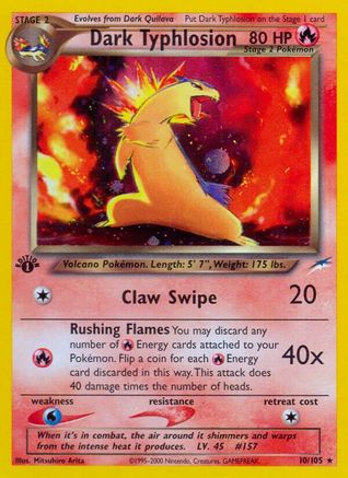 Dark Typhlosion (10/105) [Neo Destiny Unlimited]