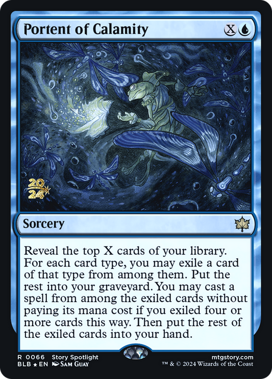 Portent of Calamity [Bloomburrow Prerelease Promos]