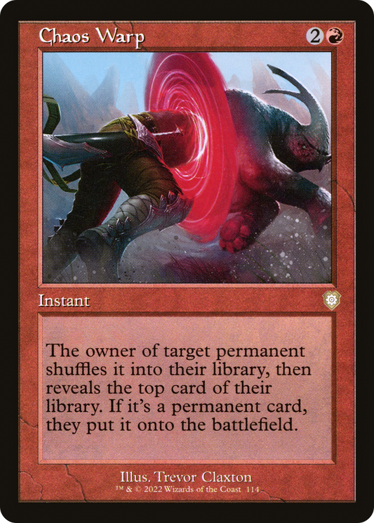Chaos Warp (Retro) [The Brothers' War Commander]