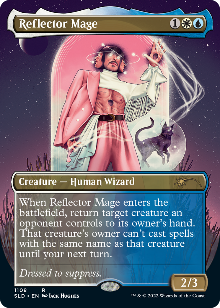 Reflector Mage (SLD-1108) - Secret Lair Drop (Borderless) Foil