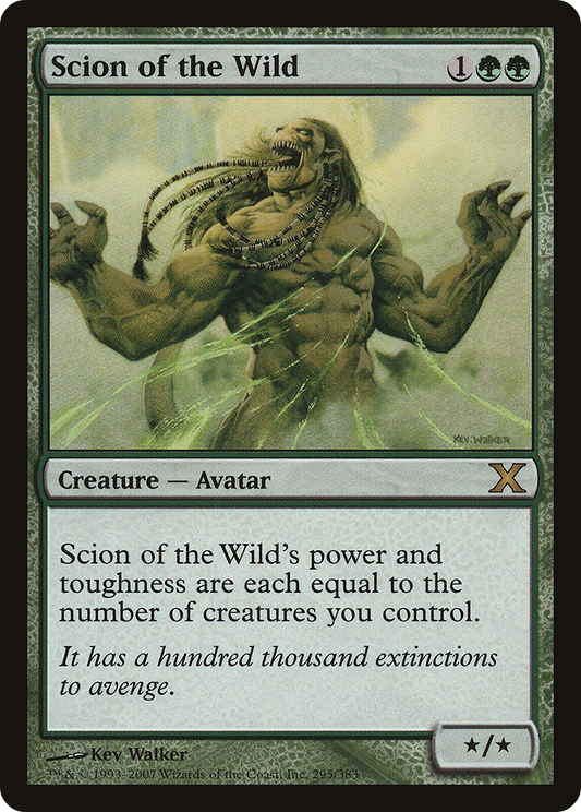 Scion of the Wild (10E-295) - Tenth Edition Foil