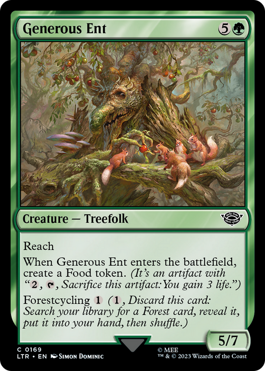 Generous Ent (LTR-169) - The Lord of the Rings: Tales of Middle-earth Foil