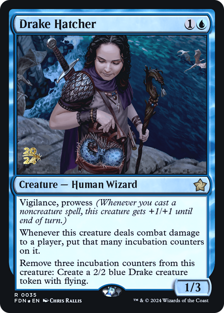 Drake Hatcher [Foundations Prerelease Promos]
