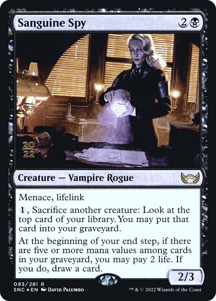 Sanguine Spy [Streets of New Capenna Prerelease Promos]