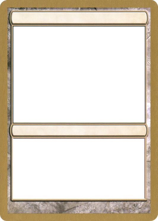 2004 World Championship Blank Card [World Championship Decks]