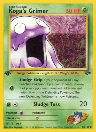 Koga's Grimer (78/132) [Gym Challenge Unlimited]